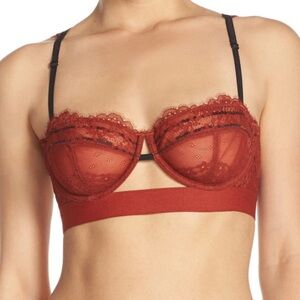 Free People Intimately  Women's Hour Of Dawn Underwire Bra in Cinnamon 32C